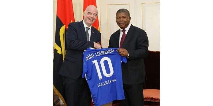 Infantino e João Louenço - Notícias de Angola